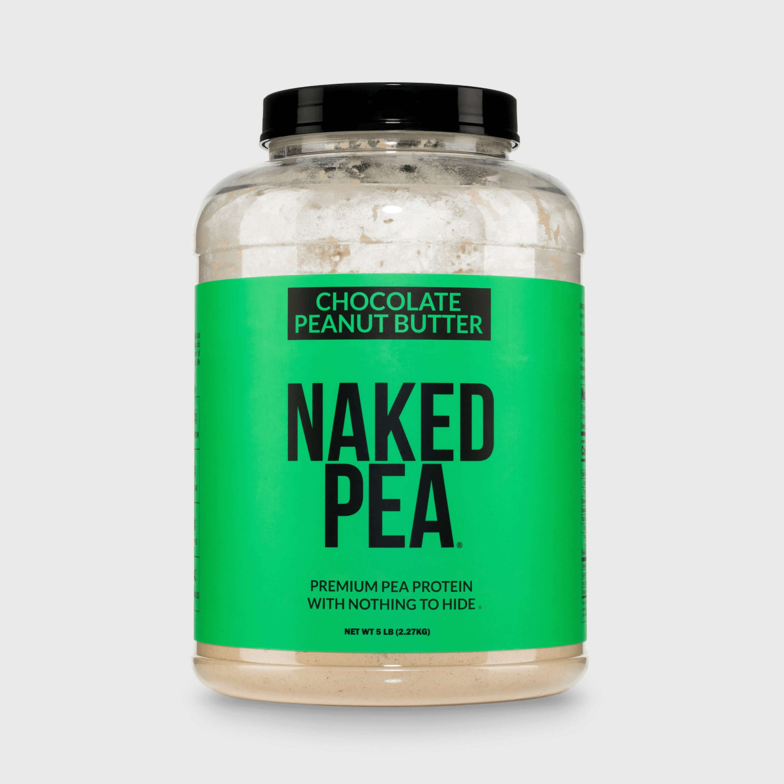 Chocolate Peanut Butter Pea Protein Powder - Chocolate PB - Chocolate Formula for Easy Mixing at Home or On the Go