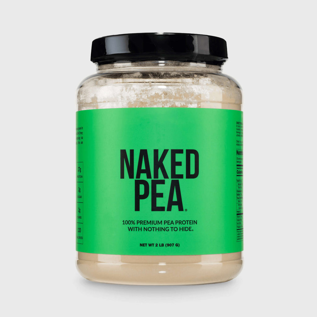 Pea Protein Powder - Unflavored - Standard Size for Easy Mixing at Home or On the Go