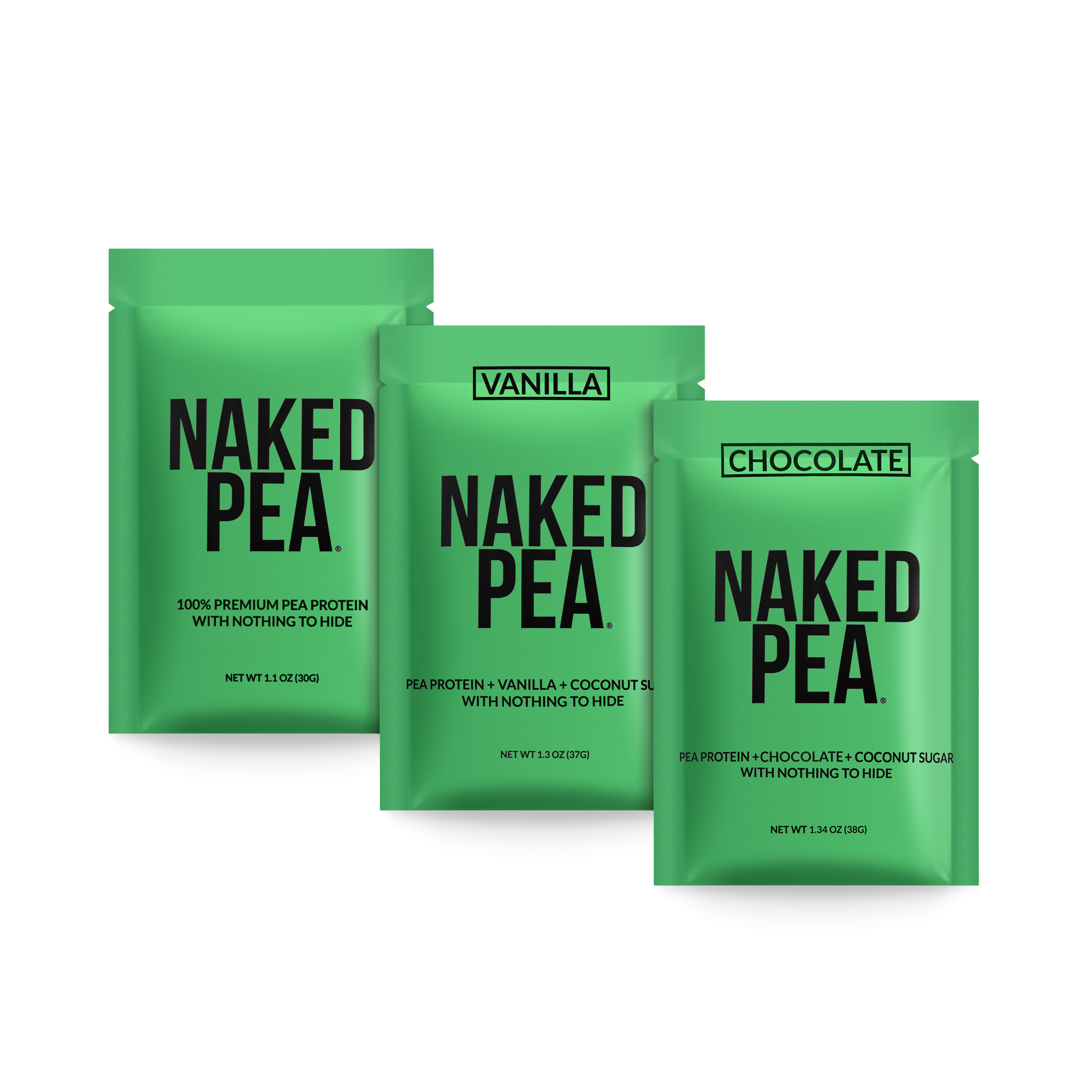 Vegan Protein Powder Sample Pack for Easy Mixing at Home or On the Go