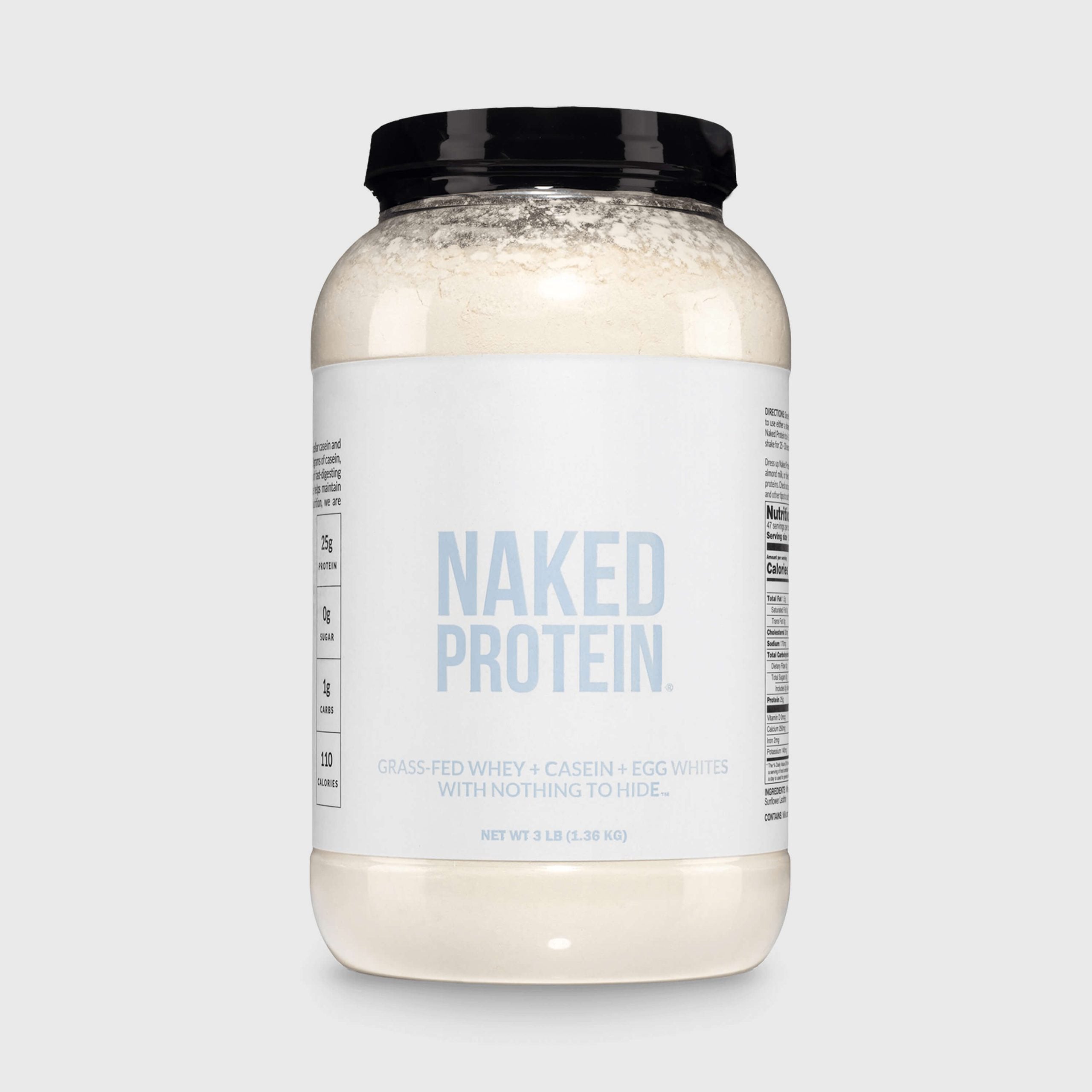 Protein Powder Blend - 3LB Egg Whey and Casein Protein Blend - 3LB for Easy Mixing at Home or On the Go