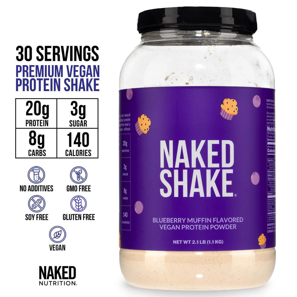 Blueberry Muffin Protein Shake - Blueberry Muffin with a Convenient Shake - Friendly Formula