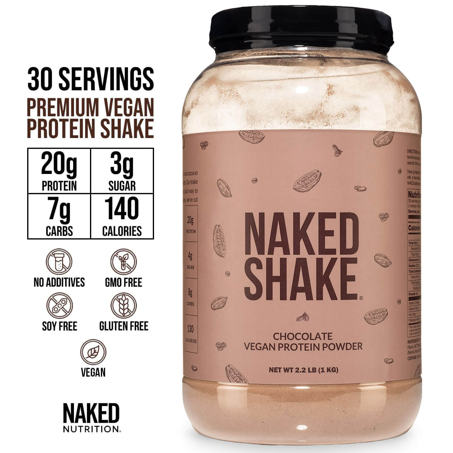 Chocolate Protein Shake - Chocolate with a Convenient Shake - Friendly Formula