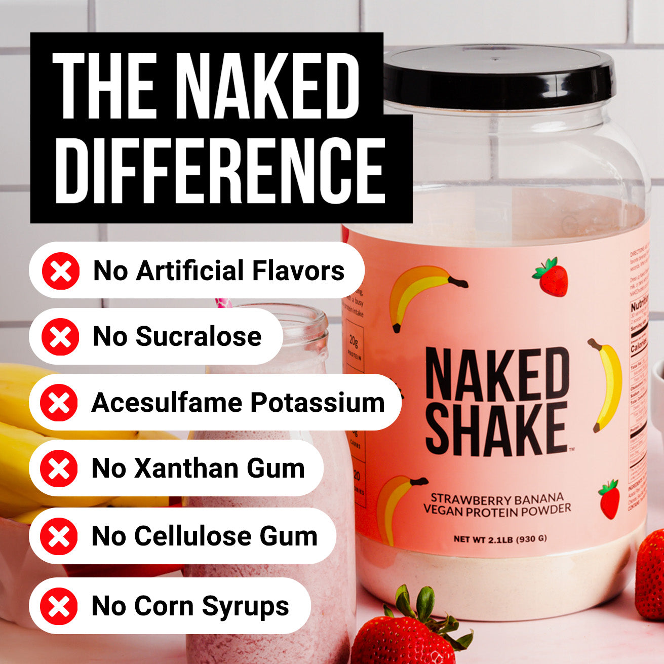 Strawberry Banana Protein Shake - Strawberry Banana with a Convenient Shake - Friendly Formula