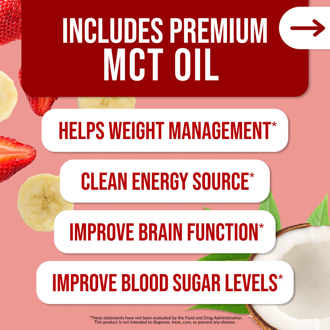 Strawberry Banana Protein Shake - Strawberry Banana with a Convenient Shake - Friendly Formula