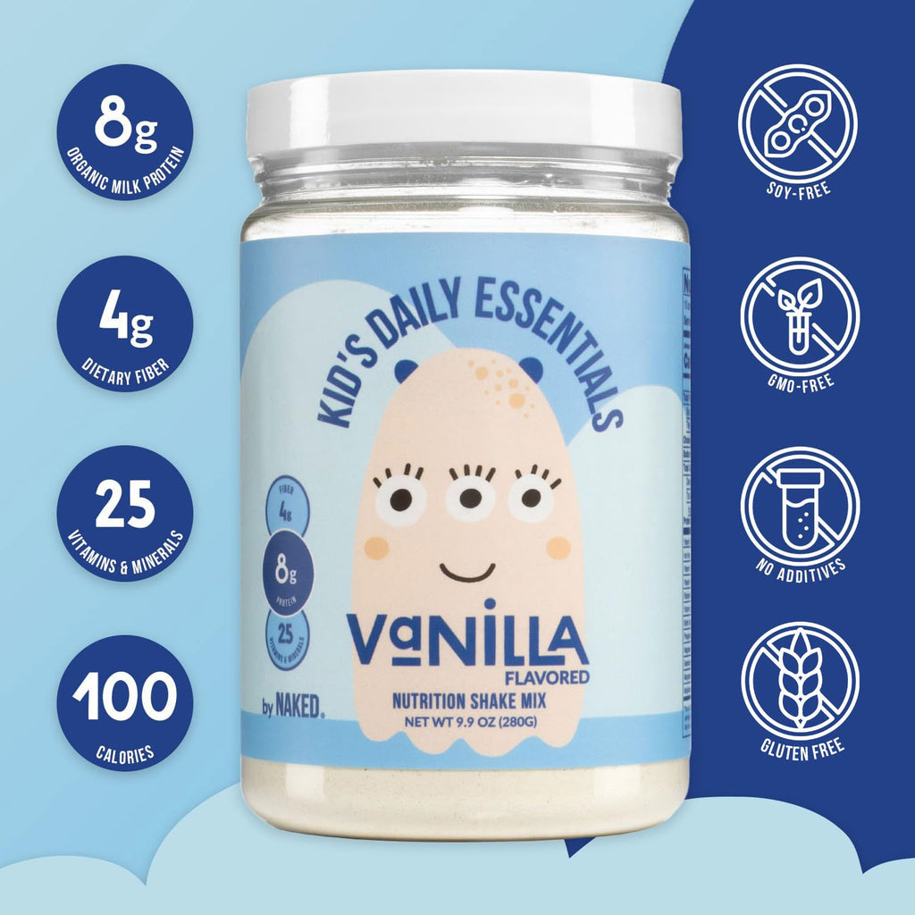 Kids Nutrition Shake - Vanilla Formula for Easy Everyday Family Routines