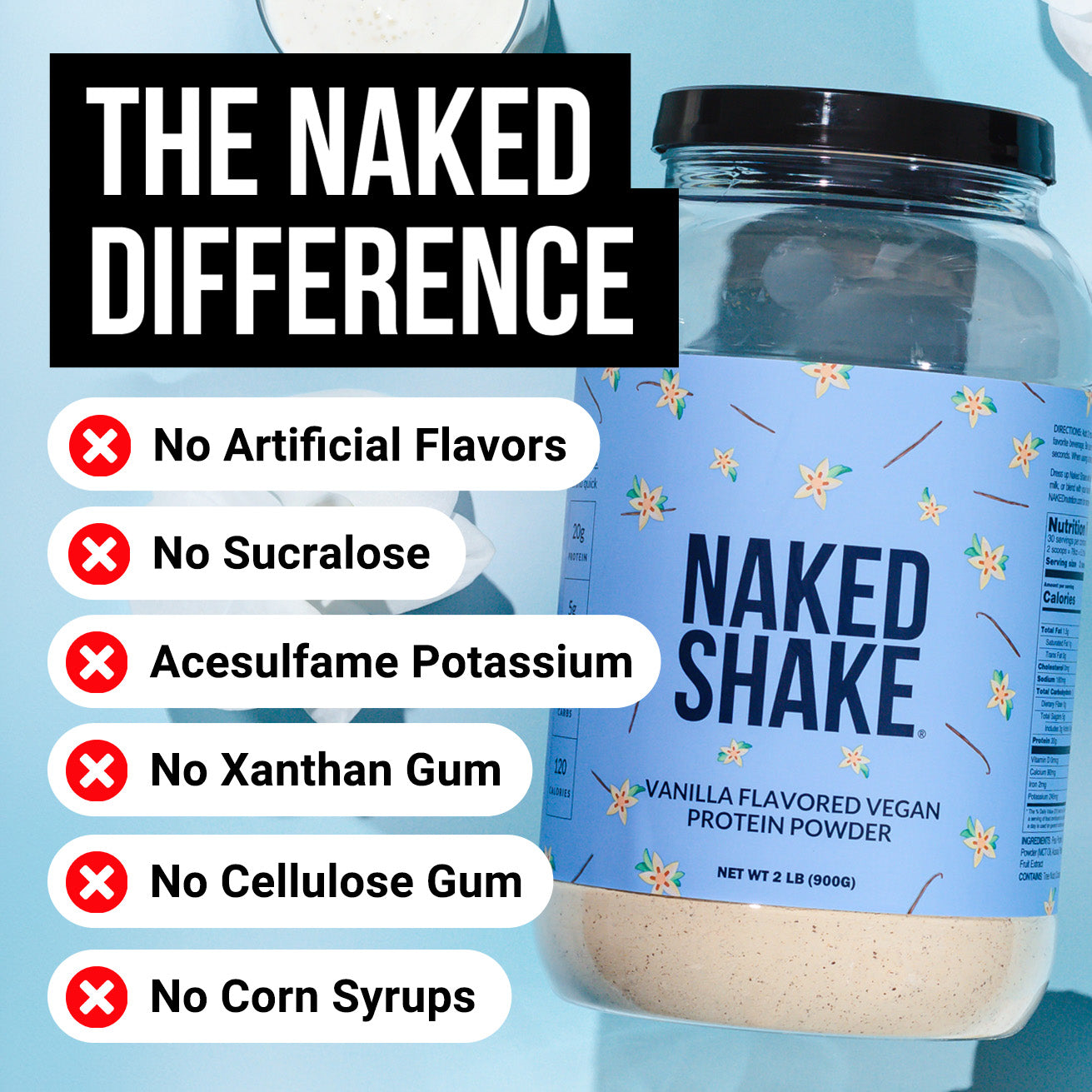 Vanilla Protein Shake - Vanilla with a Convenient Shake - Friendly Formula