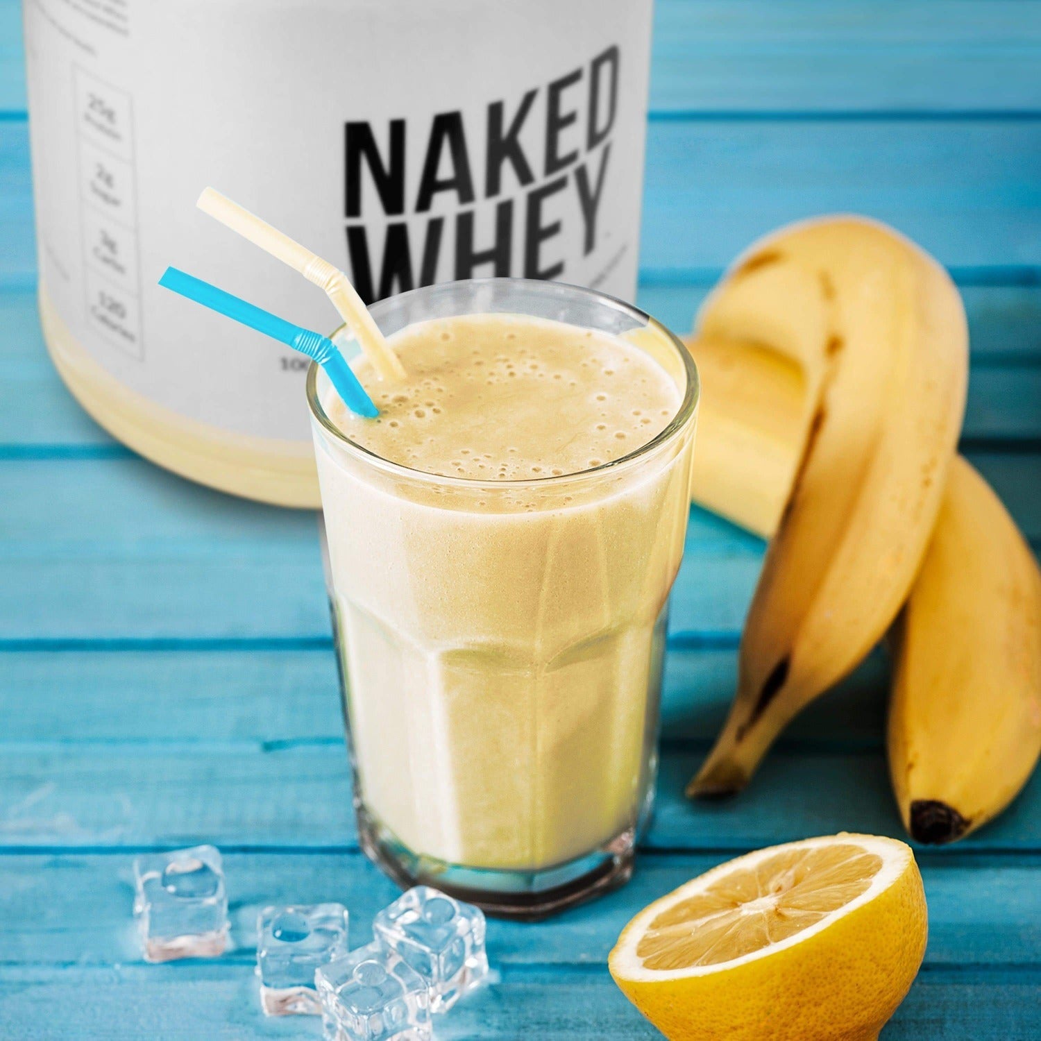 Vanilla Whey Protein Powder 1lb - Vanilla for Easy Mixing at Home or On the Go