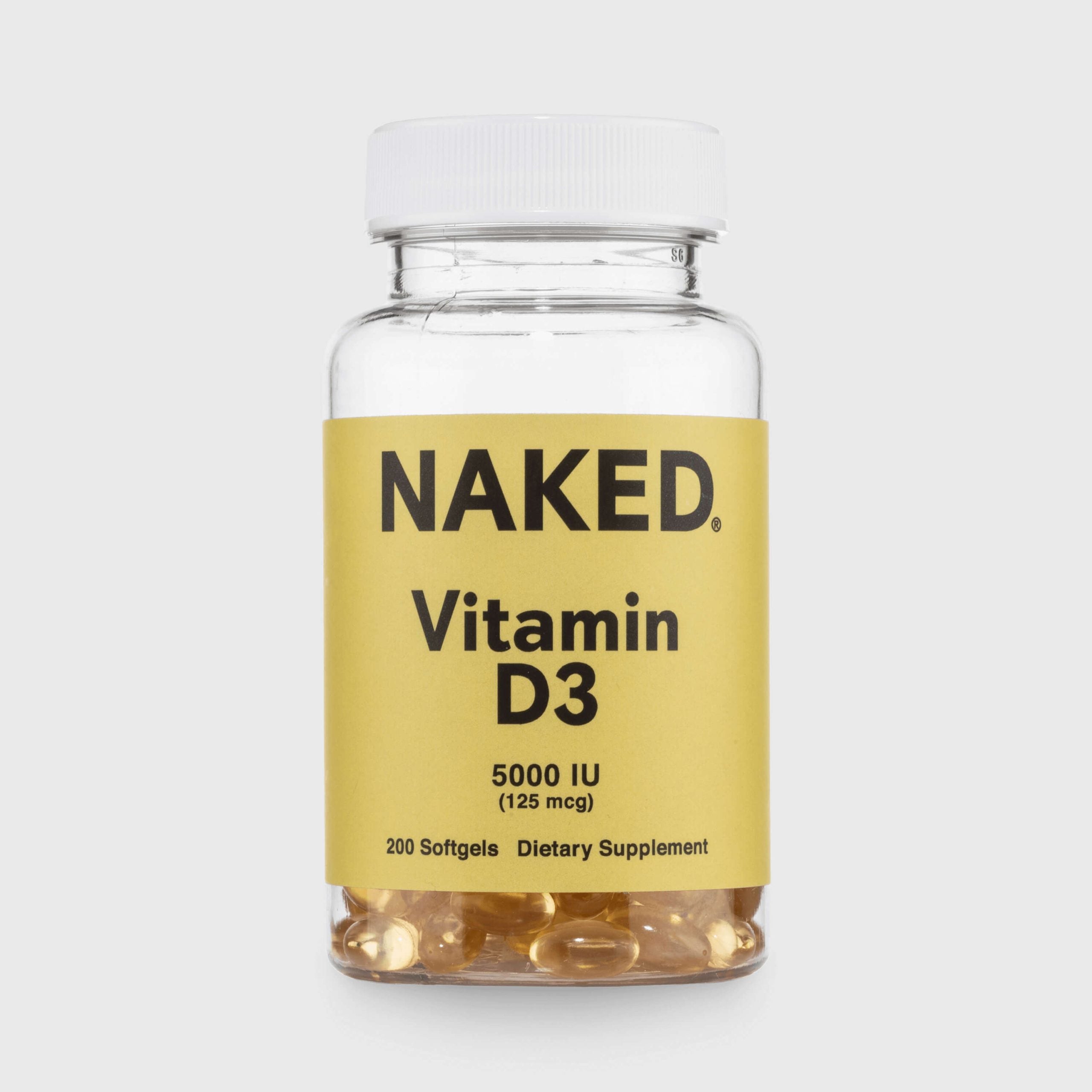 Daily Vitamin D3 Supplement - Vitamin D3 for Convenient Home or Travel Use