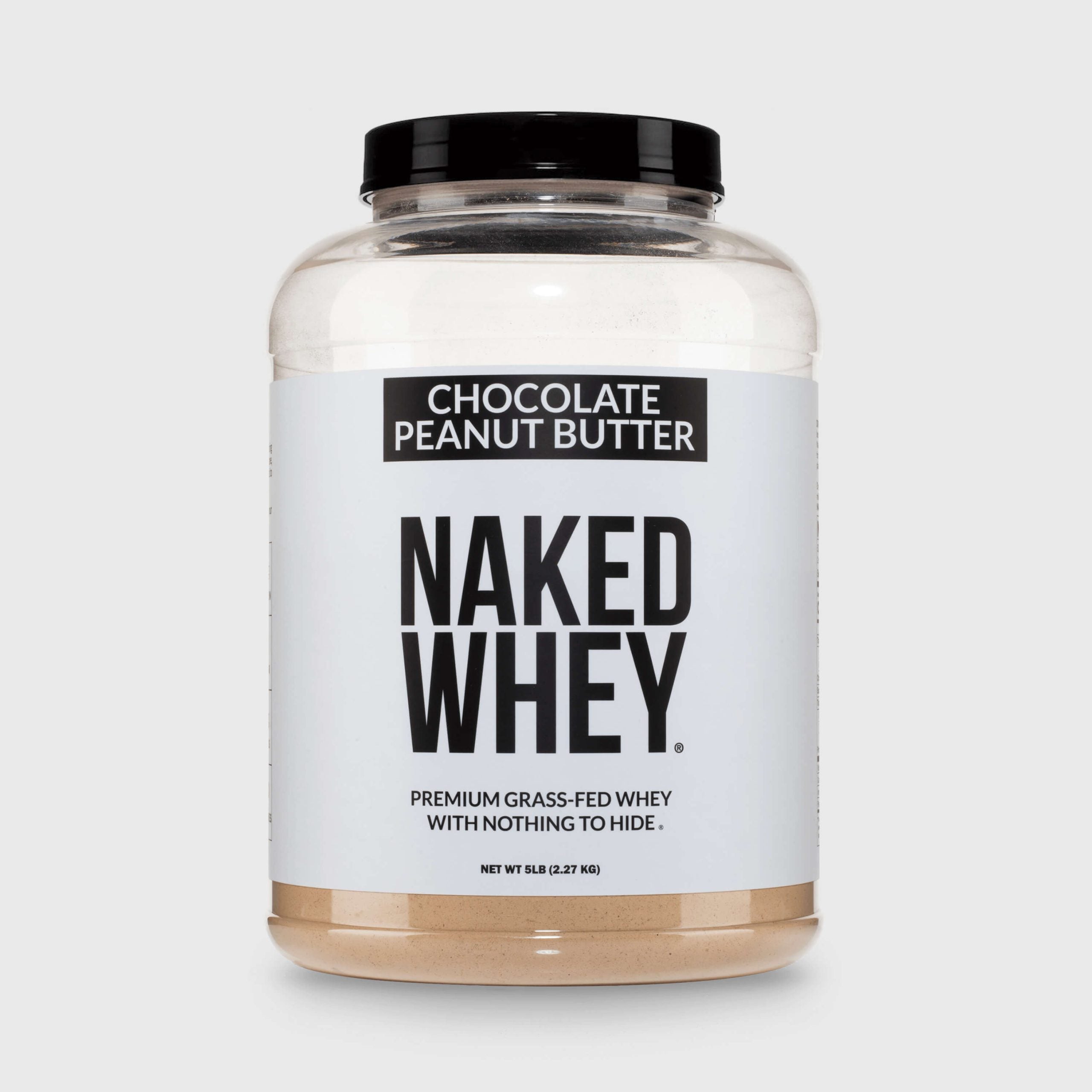 Chocolate Peanut Butter Whey Protein Powder - Chocolate PB for Easy Mixing at Home or On the Go