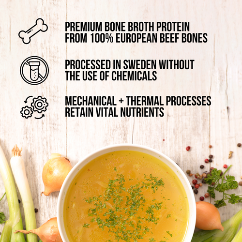 Bone Broth Protein Powder for Easy Mixing at Home or On the Go