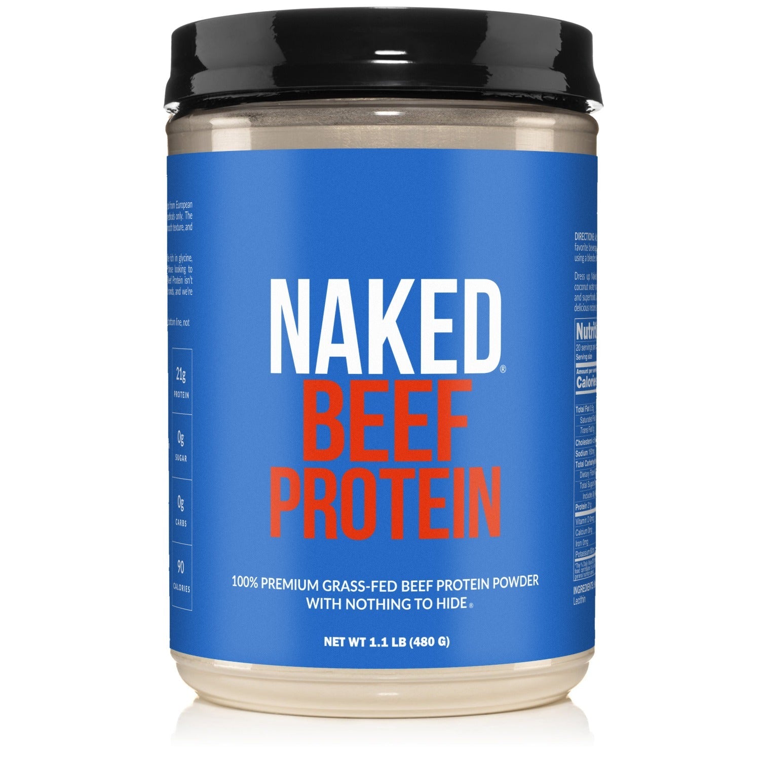 Beef Protein Powder - Unflavored for Easy Mixing at Home or On the Go