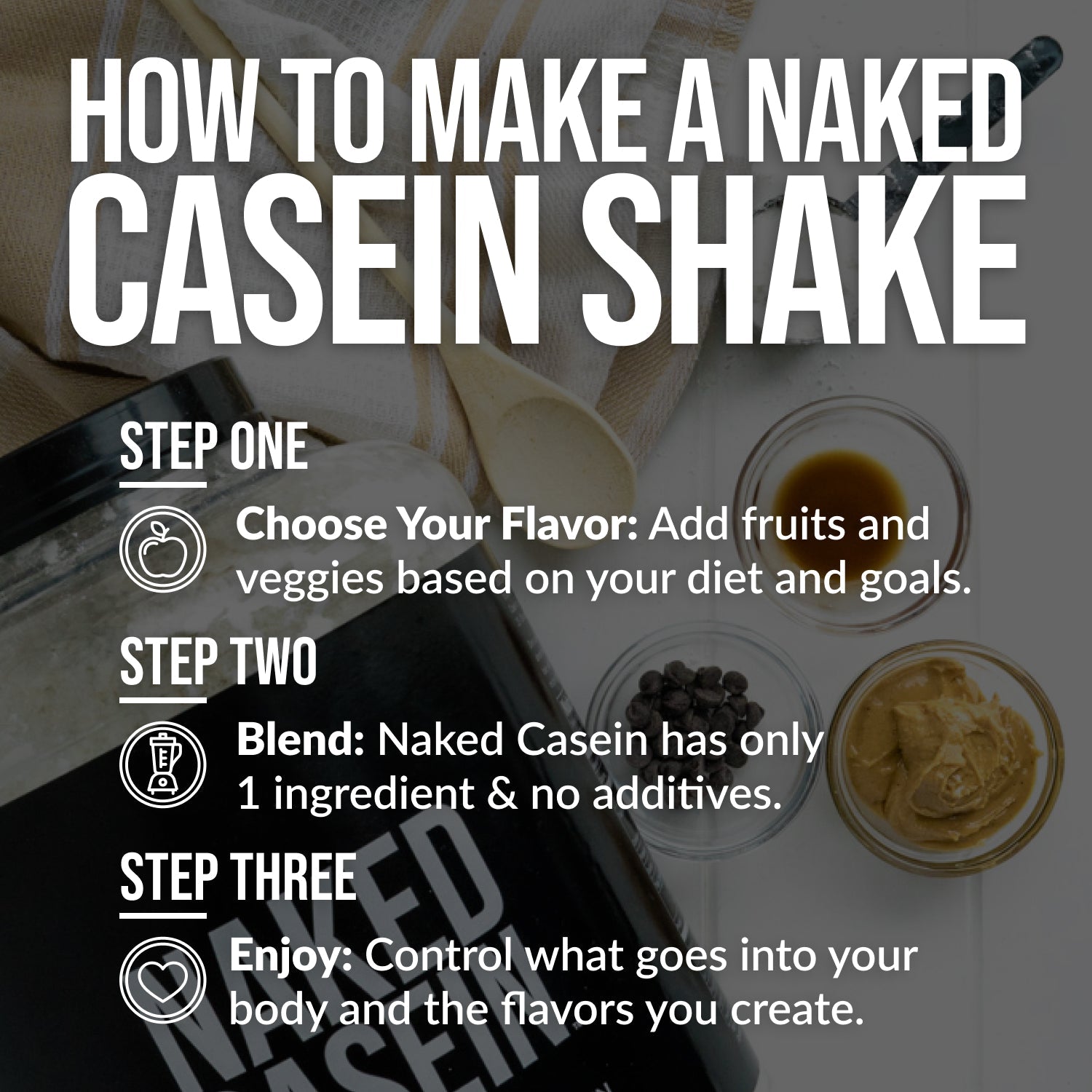 Micellar Casein Protein Powder - Unflavored - Value Size for Easy Mixing at Home or On the Go