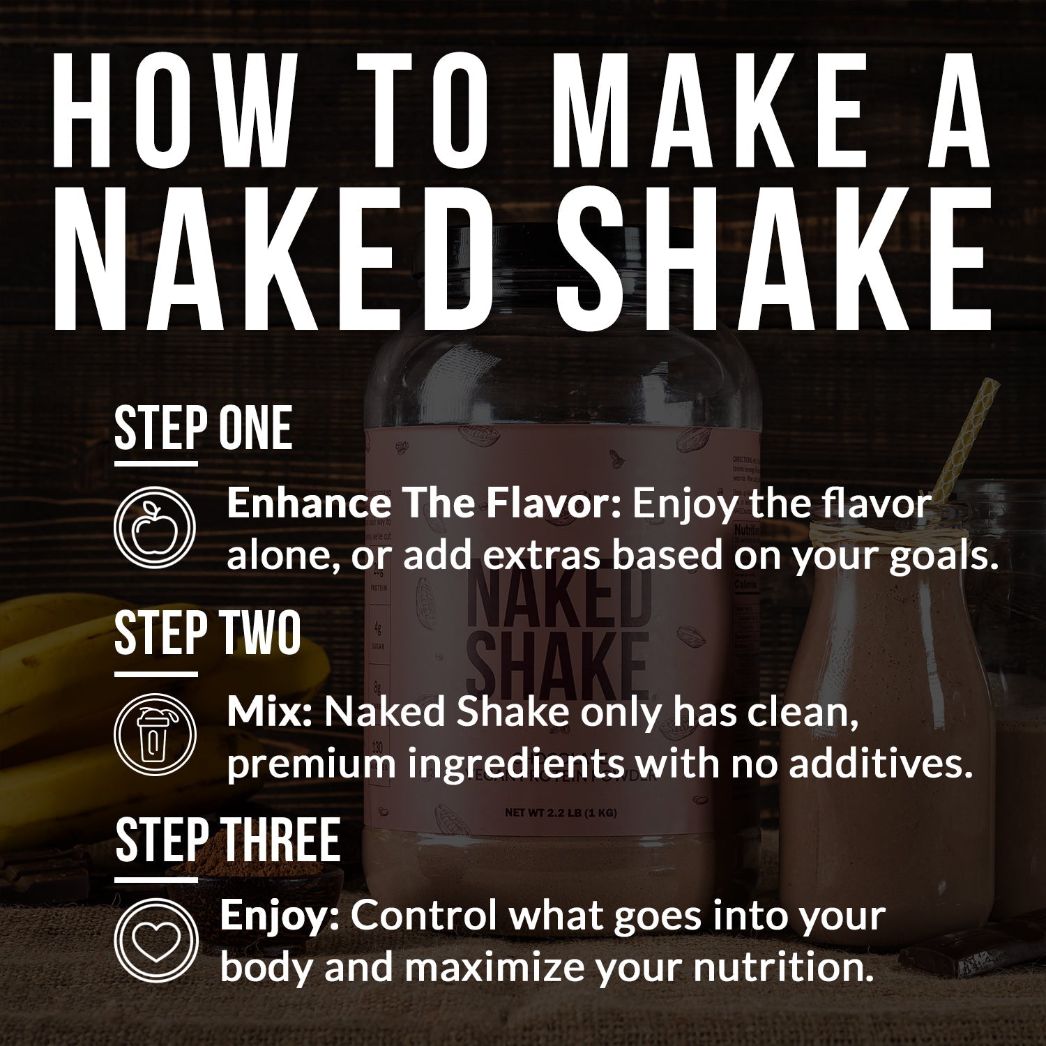 Chocolate Protein Shake - Chocolate with a Convenient Shake - Friendly Formula