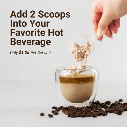 Caramel Coffee Creamer - Caramel Collagen Creamer with a Convenient Coffee Protein Blend