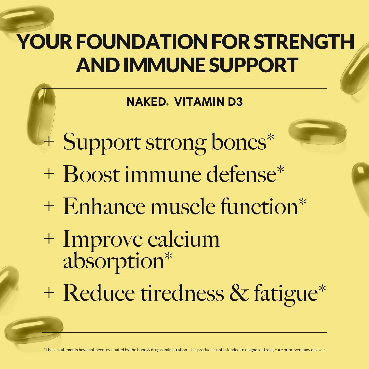 Daily Vitamin D3 Supplement - Vitamin D3 for Convenient Home or Travel Use