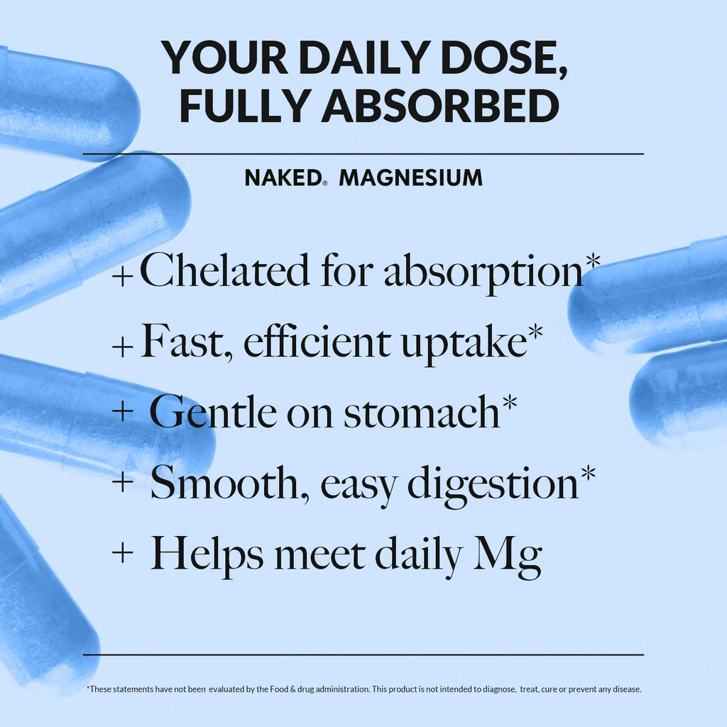 Daily Magnesium Supplement - Magnesium for Convenient Home or Travel Use