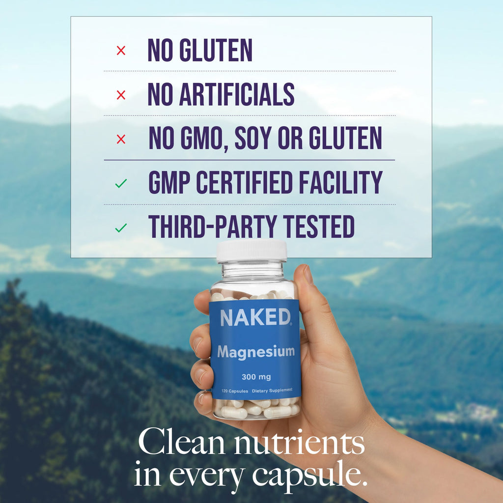 Daily Magnesium Supplement - Magnesium for Convenient Home or Travel Use
