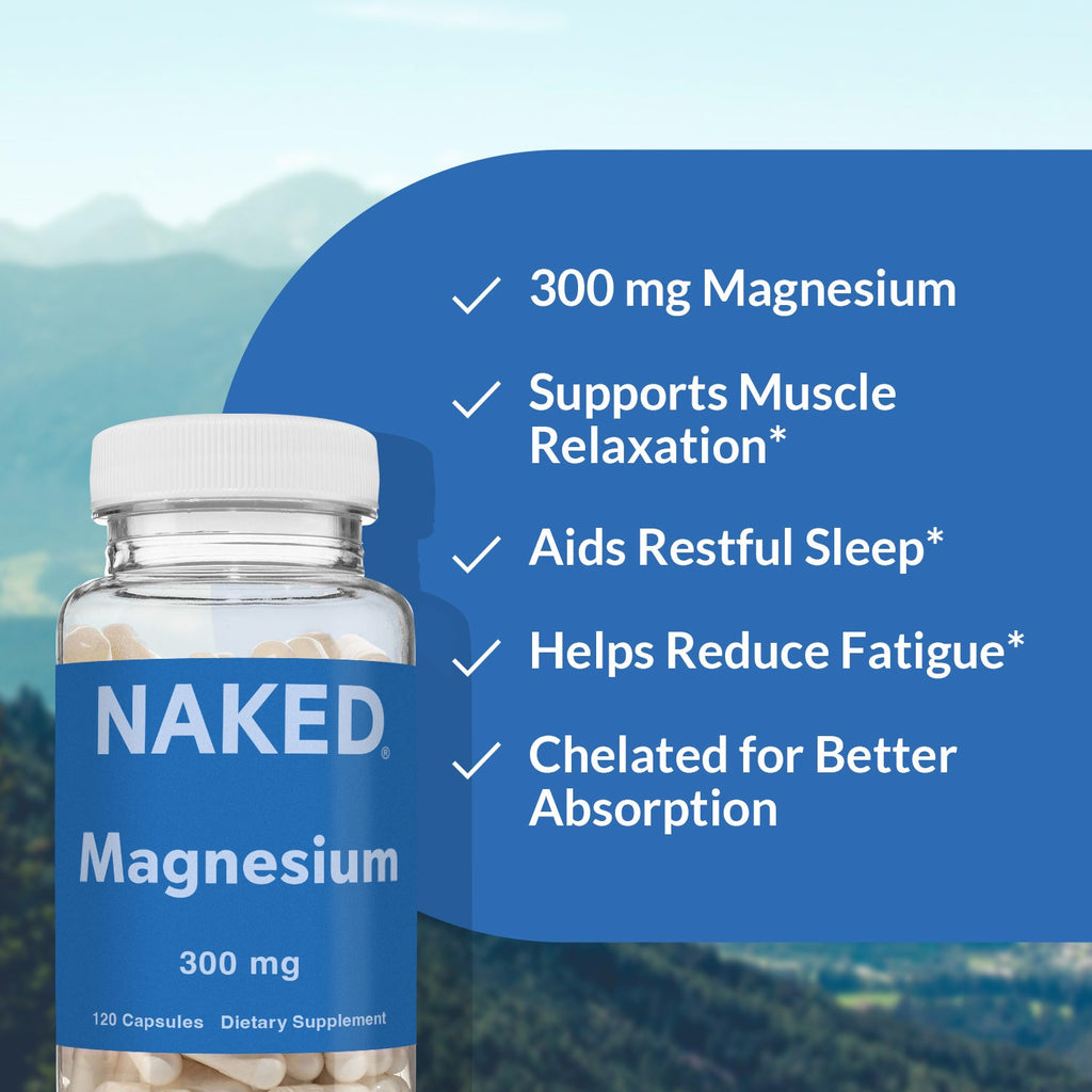 Daily Magnesium Supplement - Magnesium for Convenient Home or Travel Use