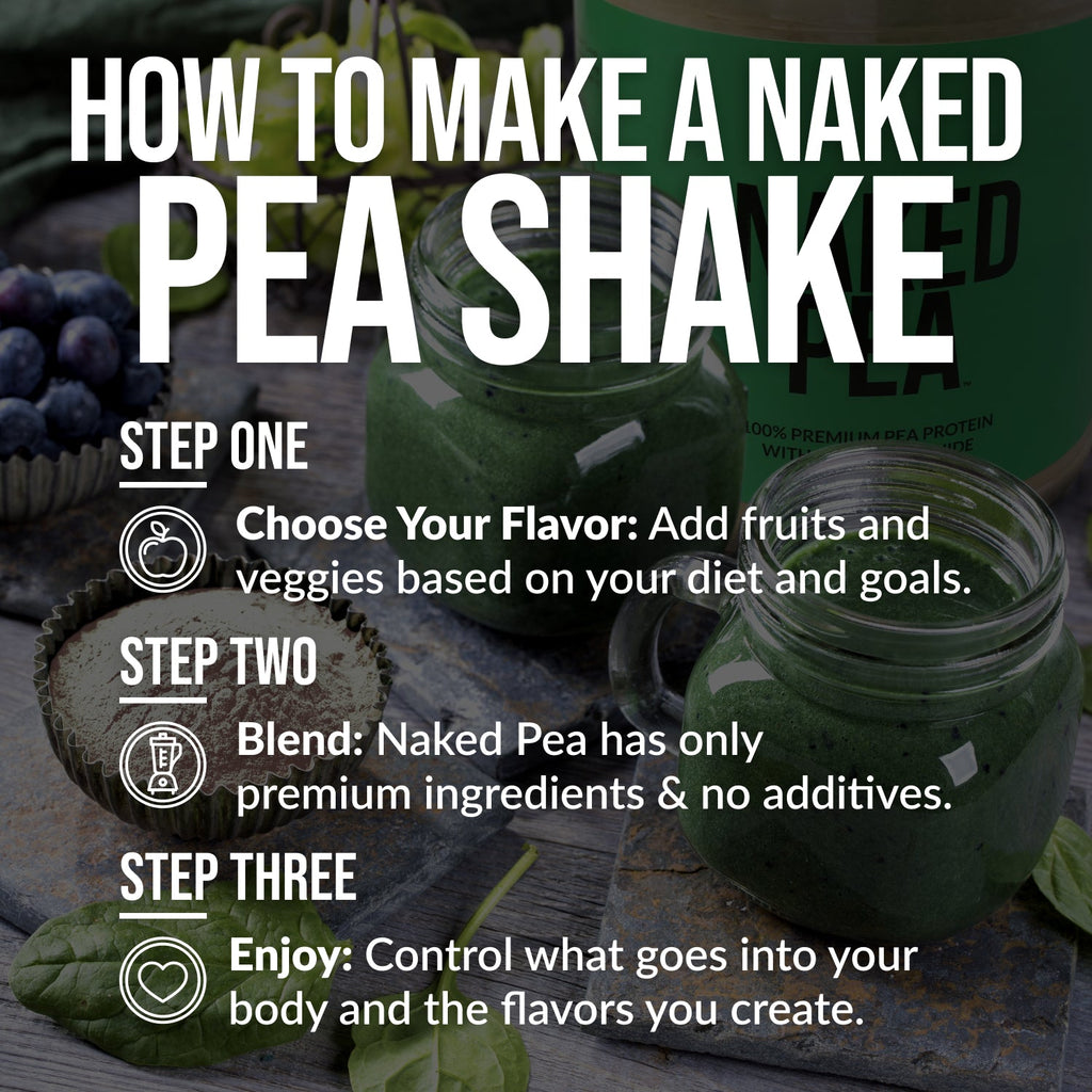 Double Chocolate Pea Protein Powder - Double Chocolate for Easy Mixing at Home or On the Go