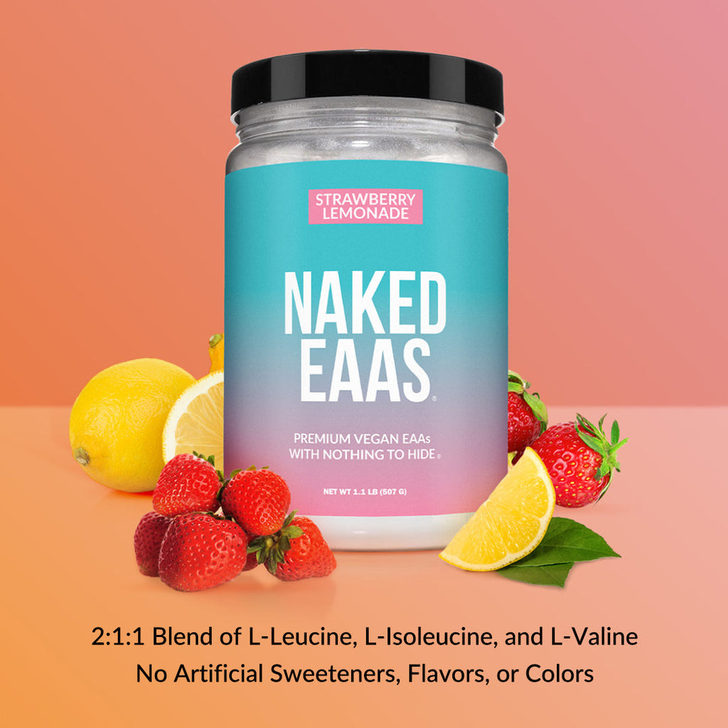 Strawberry Lemonade Essential Amino Acids Supplement - Strawberry EAA with an Easy - Mix Workout Format