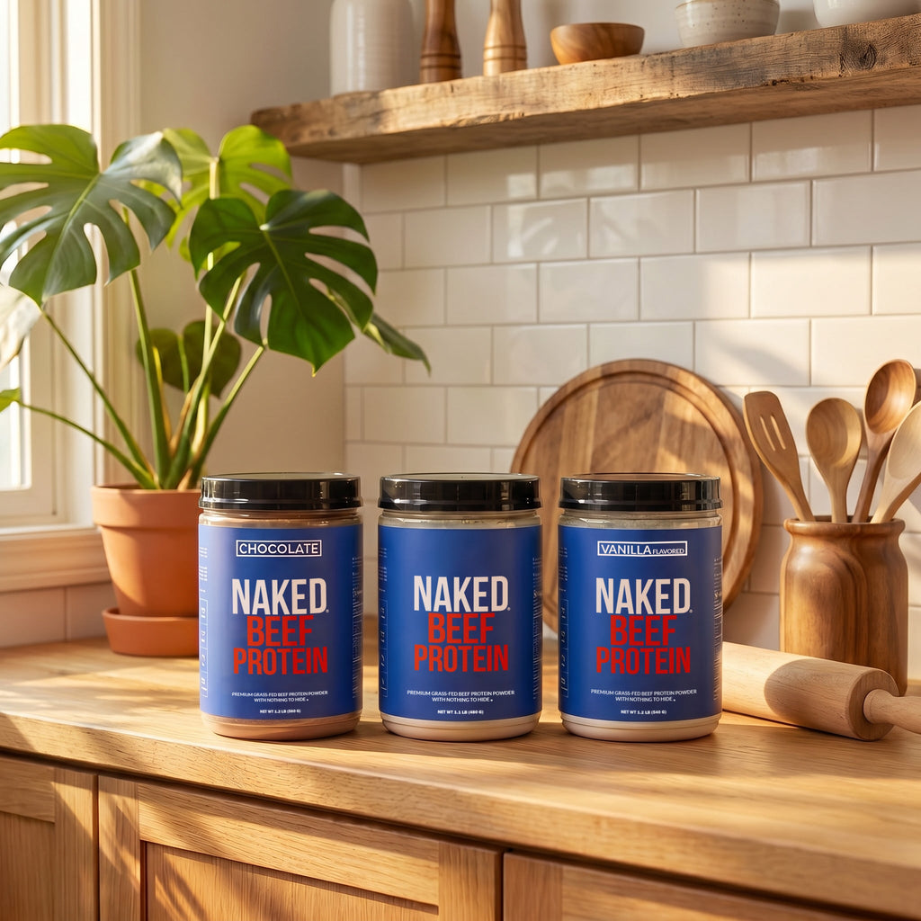 Beef Protein Powder - Unflavored for Easy Mixing at Home or On the Go