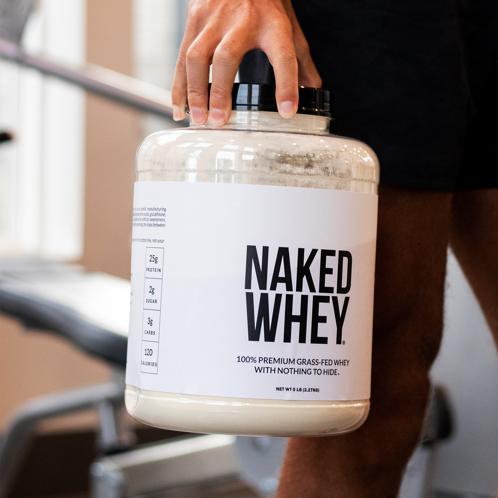 Grass Fed Whey Protein Powder - Unflavored - Bulk Size for Easy Mixing at Home or On the Go