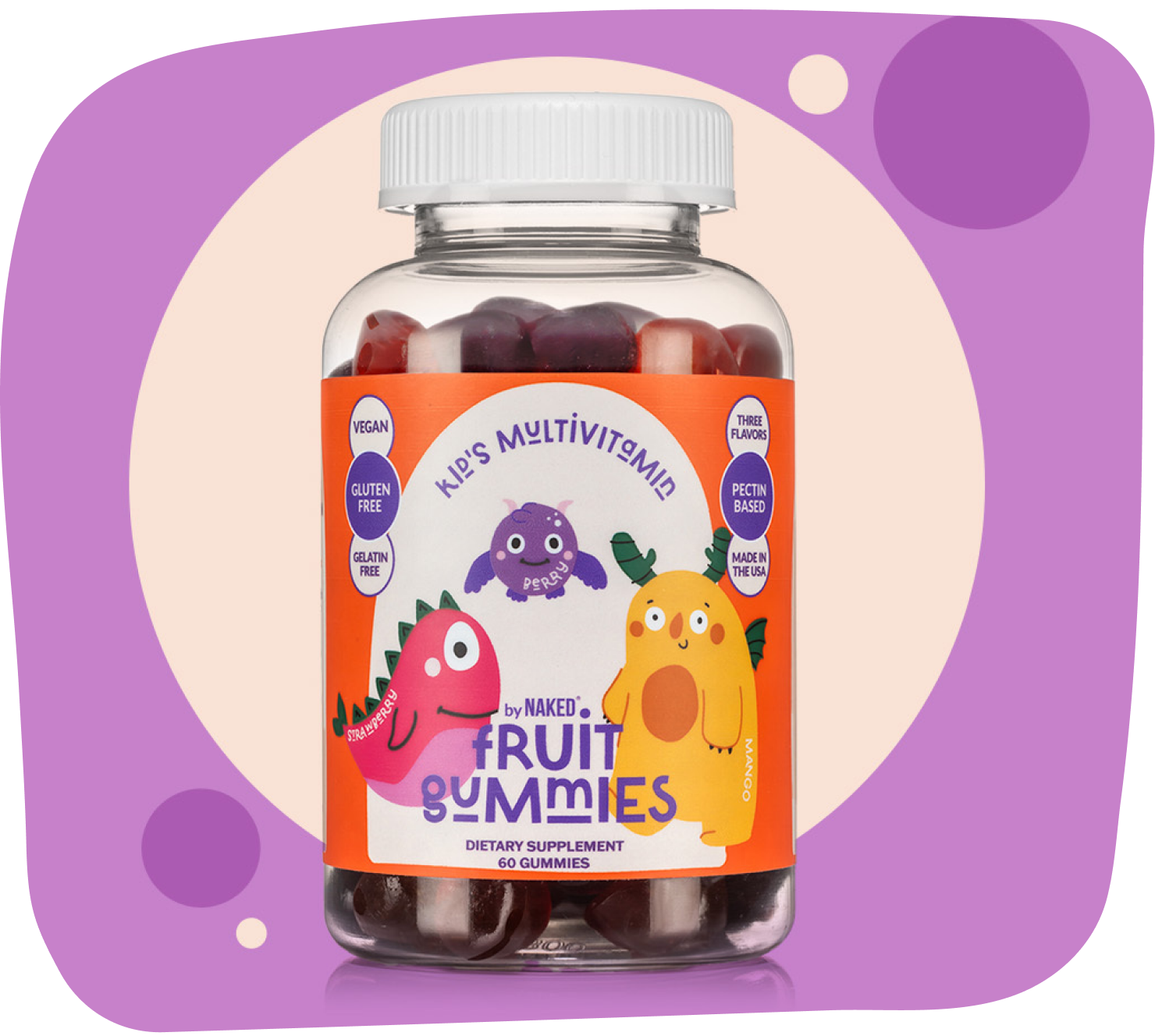 Kids Multivitamin Gummies for Convenient Home or Travel Use