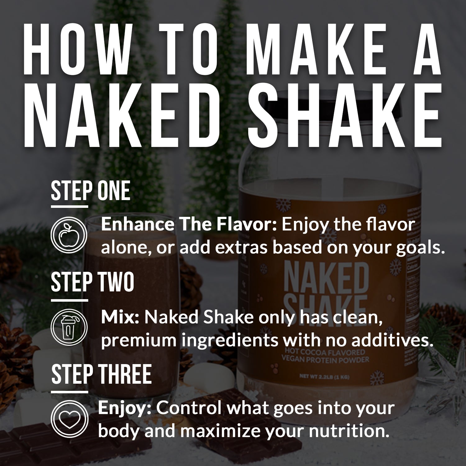 Hot Cocoa Protein Shake - Hot Cocoa with a Convenient Shake - Friendly Formula