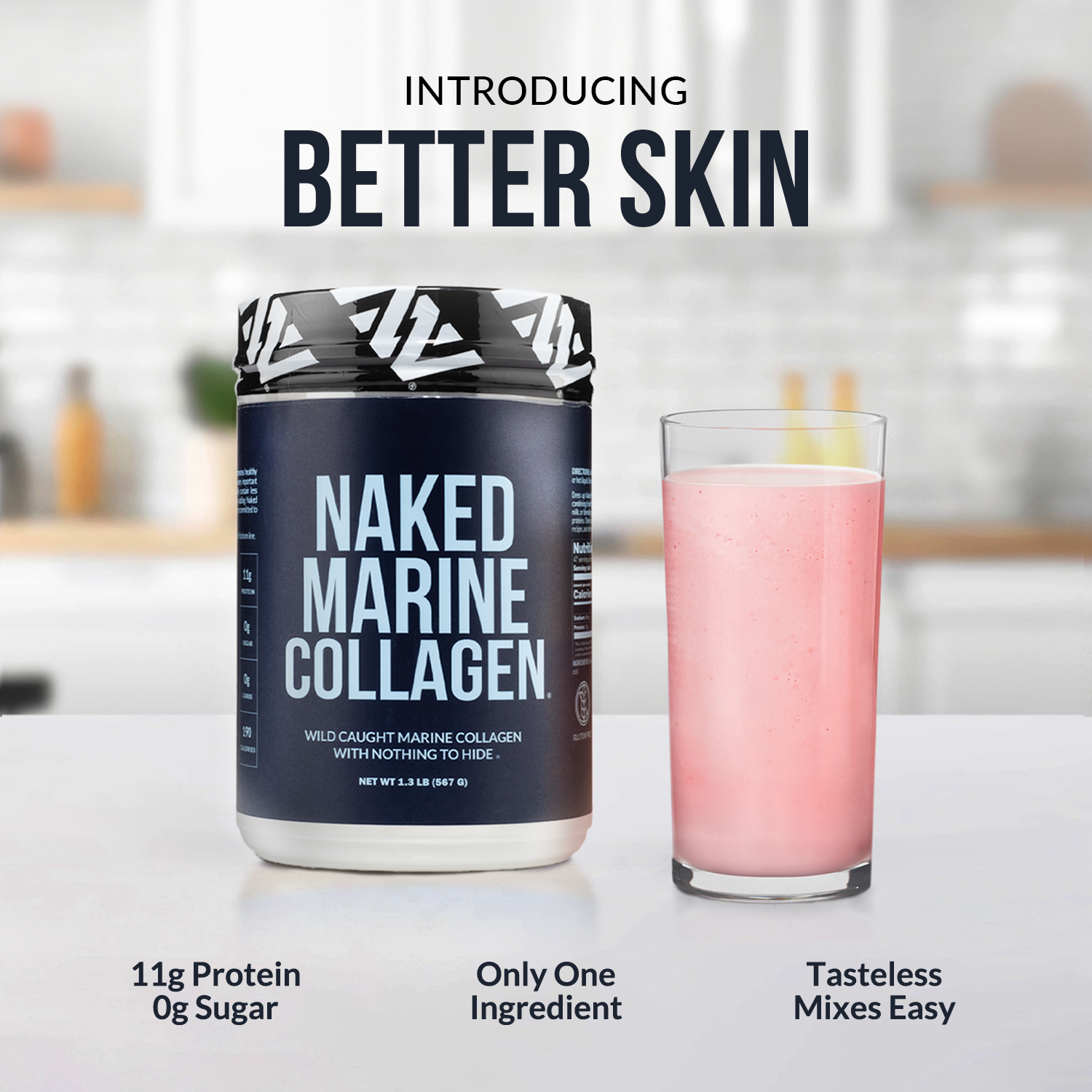 Marine Collagen Peptides Protein Powder - Marine Collagen with a Straightforward Collagen Blend