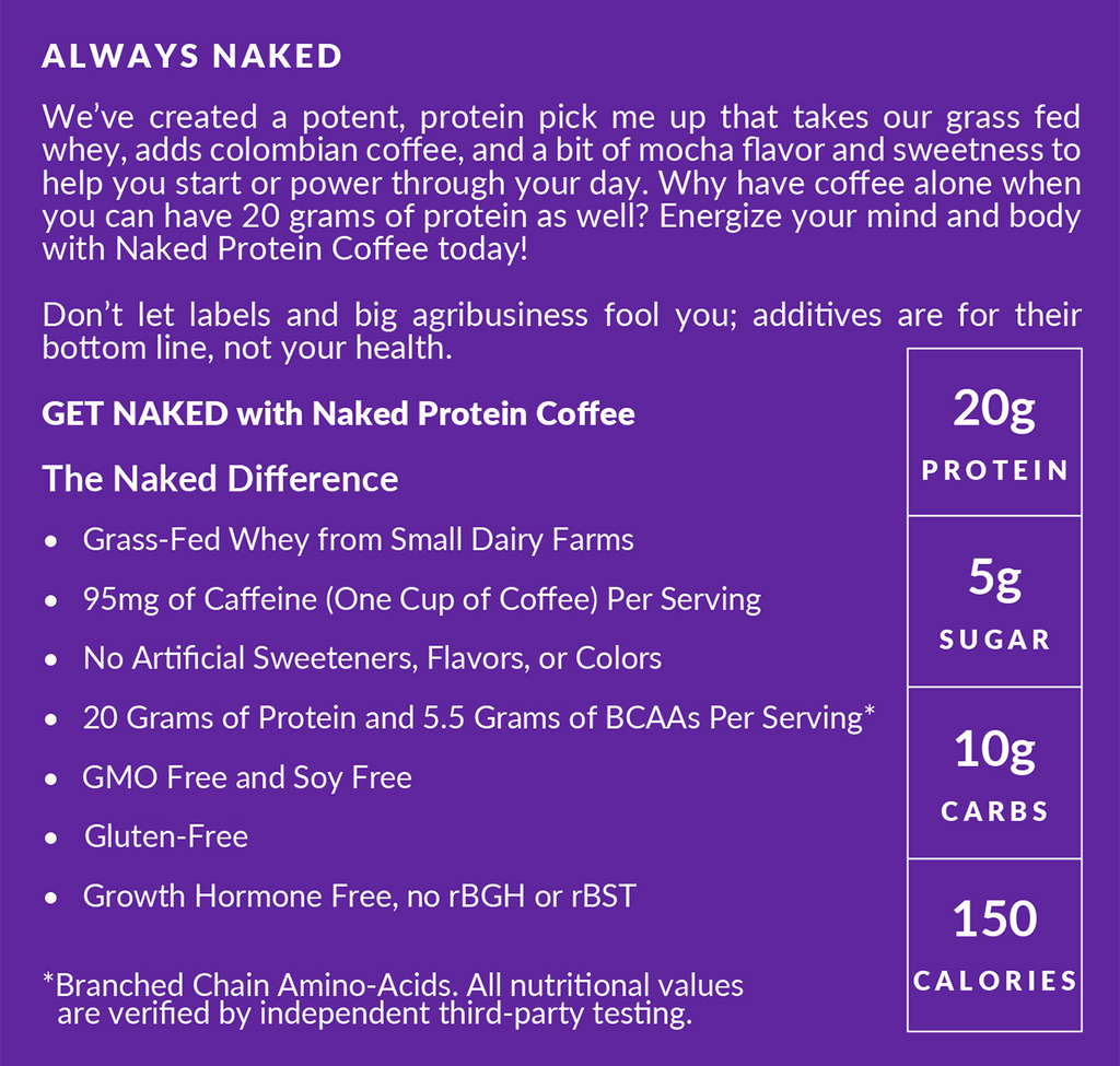 Mocha Latte Protein Iced Coffee - Mocha Latte with a Convenient Coffee Protein Blend