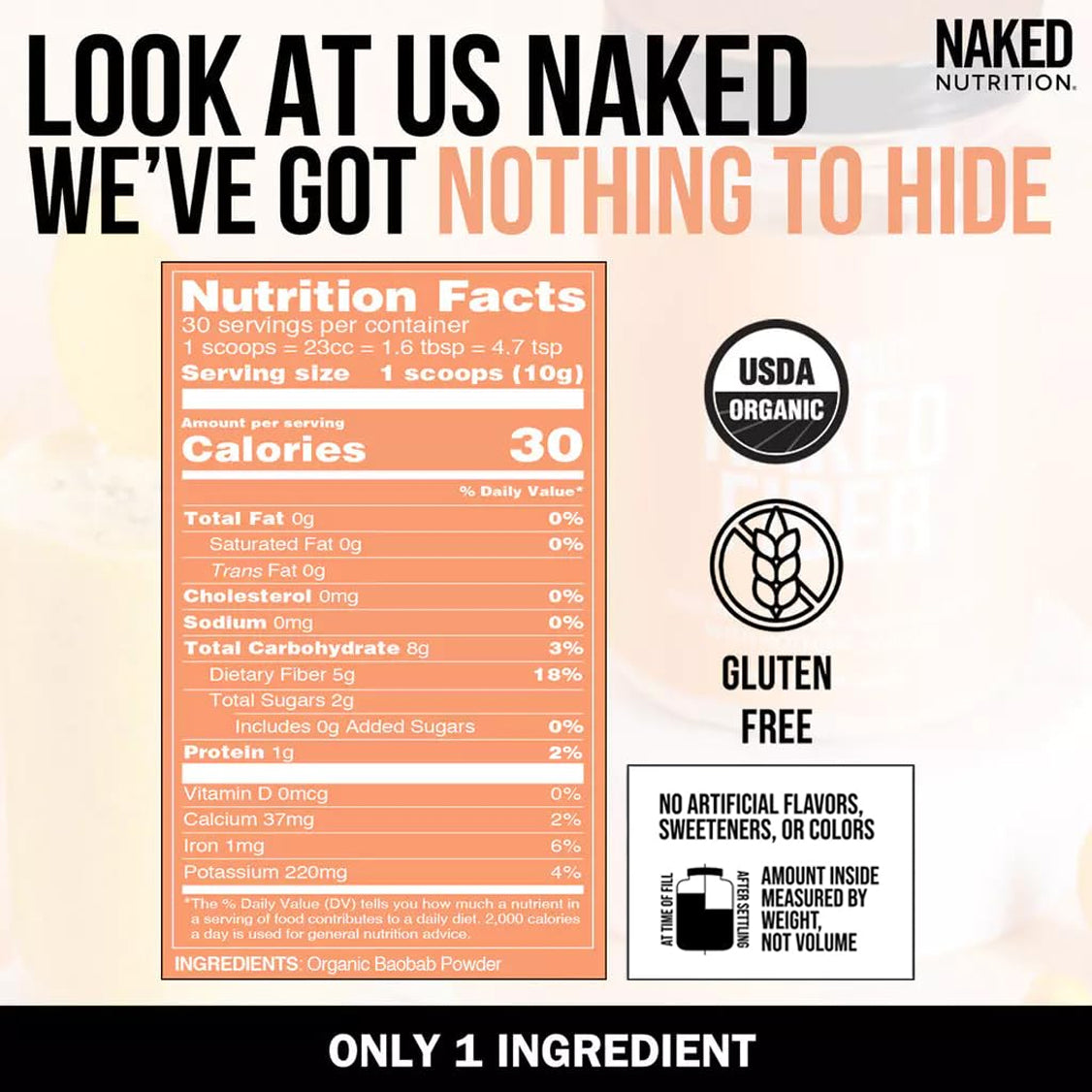 Organic Fiber Supplement for Easy and Consistent Daily Use
