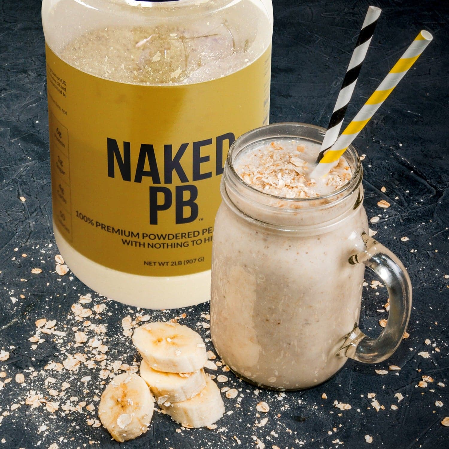 Organic Powdered Peanut Butter - Organic for Easy Mixing at Home or On the Go