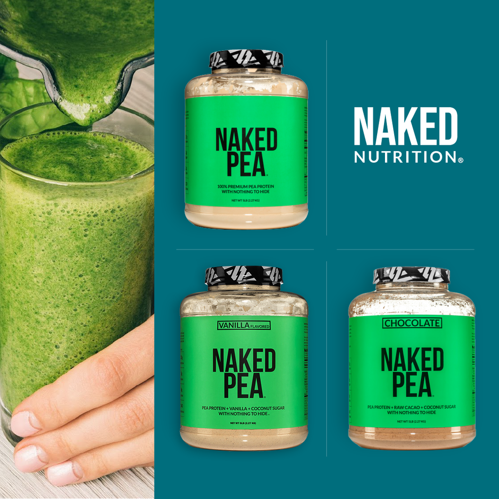 Vanilla Pea Protein Powder - Vanilla - Standard Size for Easy Mixing at Home or On the Go