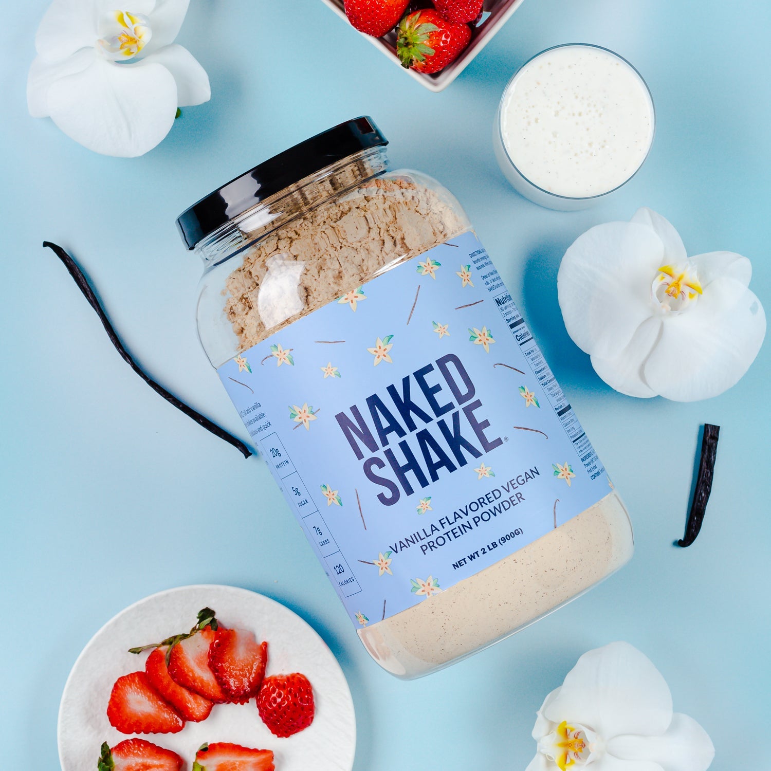 Vanilla Protein Shake - Vanilla with a Convenient Shake - Friendly Formula