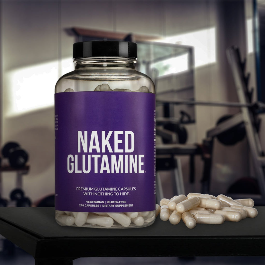 Glutamine Capsules - Capsules with an Easy - Mix Workout Format