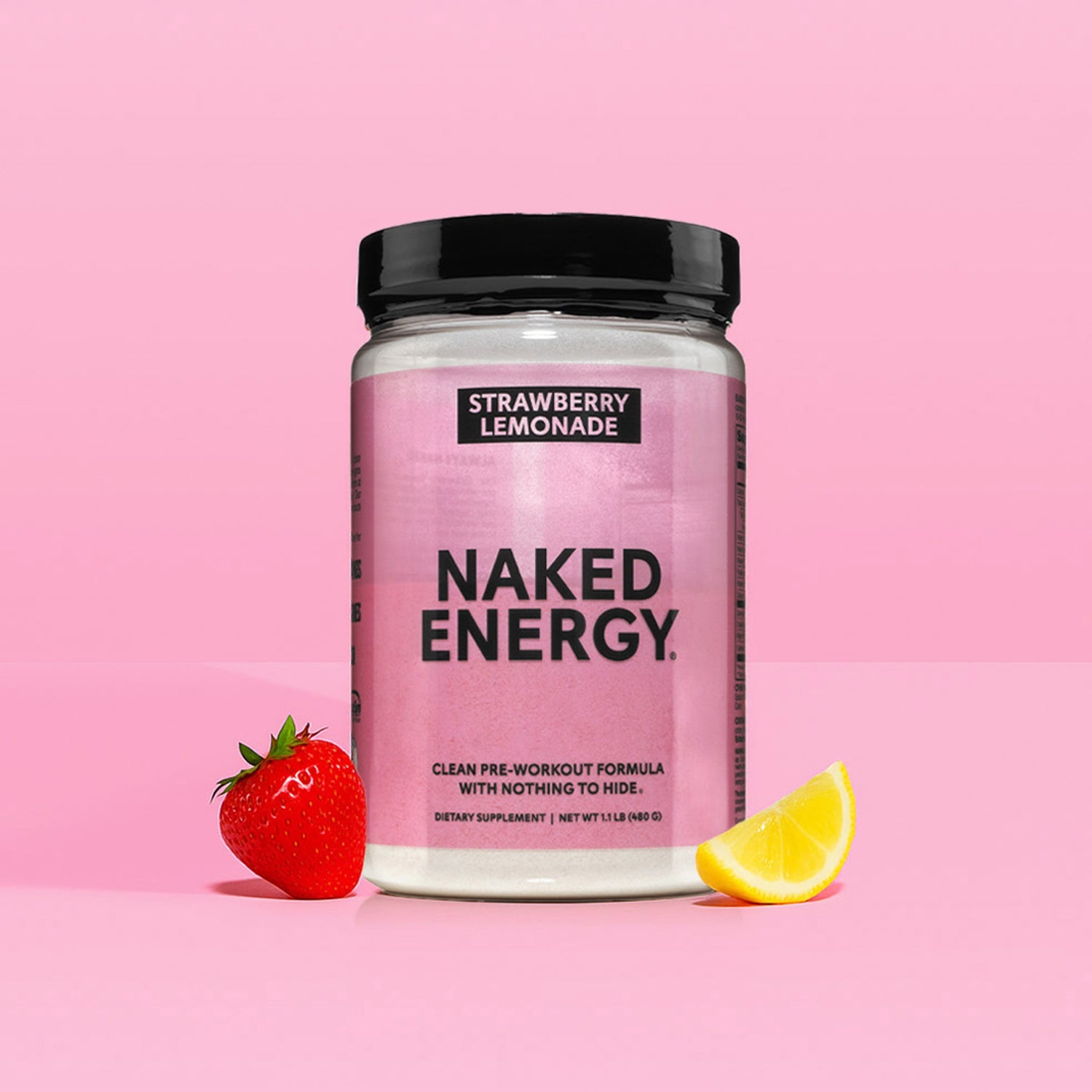 Strawberry Lemonade Pre Workout Supplement - Strawberry Lemonade with an Easy - Mix Workout Format