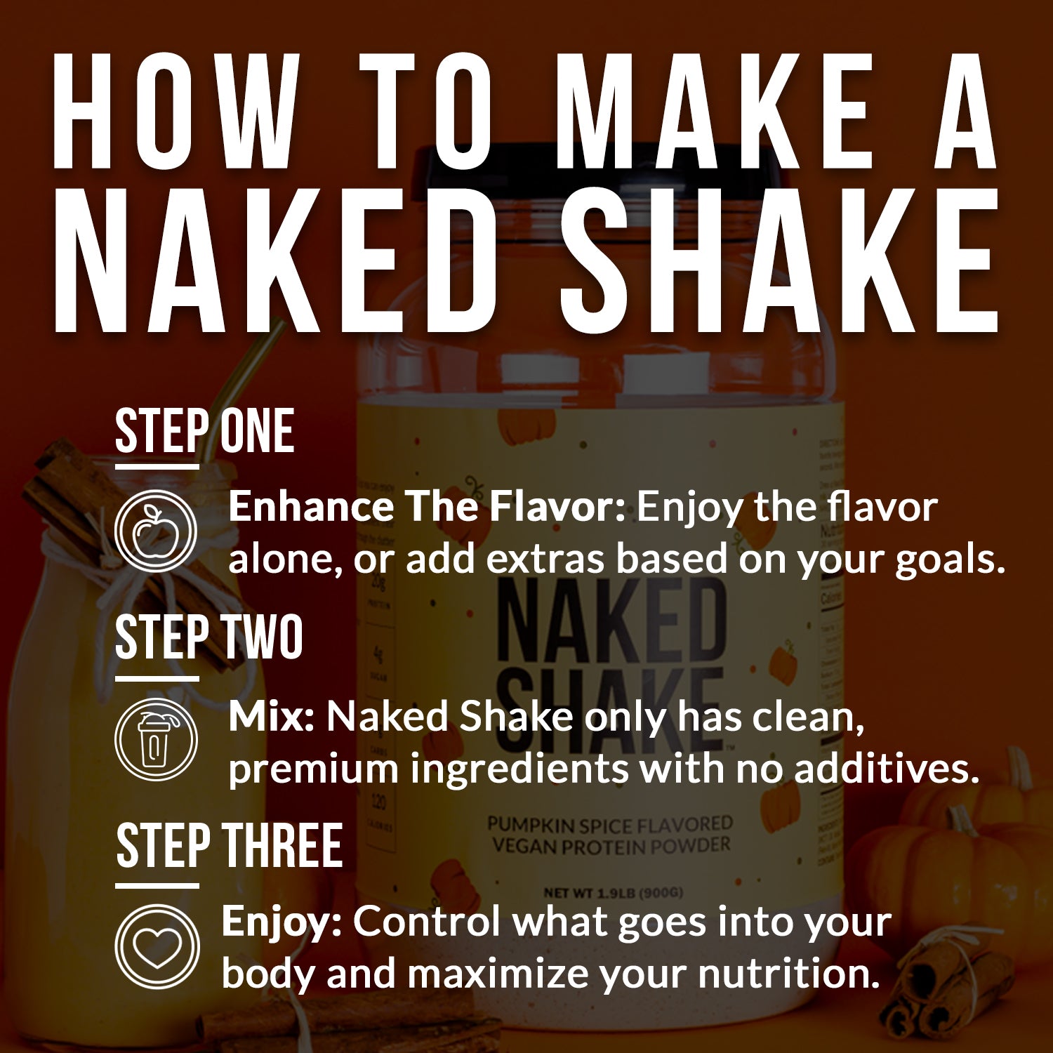 Pumpkin Spice Protein Shake - Pumpkin Spice with a Convenient Shake - Friendly Formula