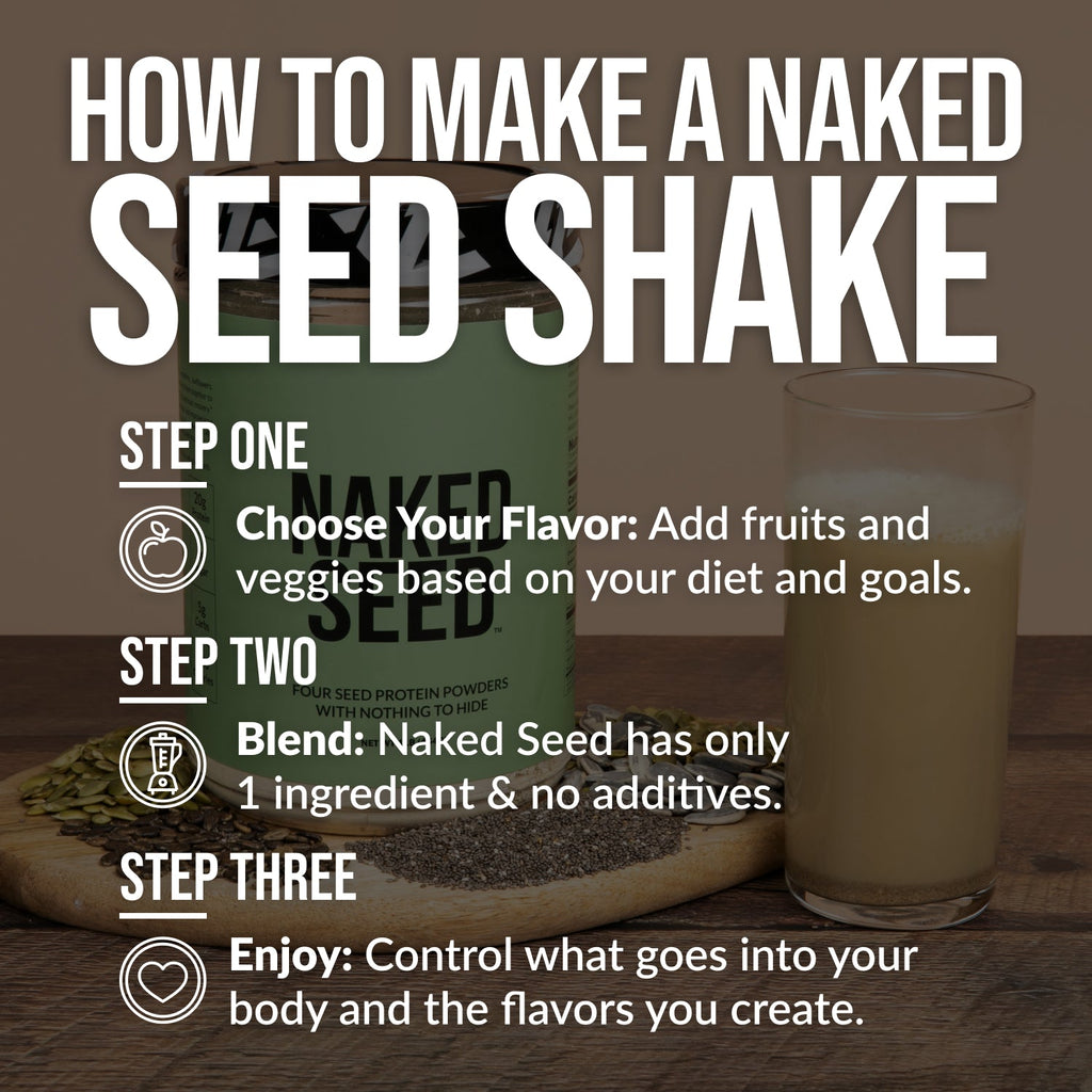 Seed Protein Powder for Easy Mixing at Home or On the Go