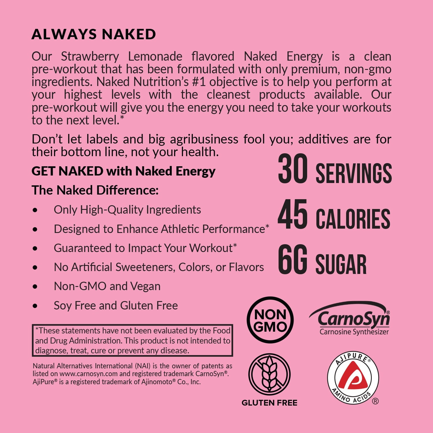 Strawberry Lemonade Pre Workout Supplement - Strawberry Lemonade with an Easy - Mix Workout Format