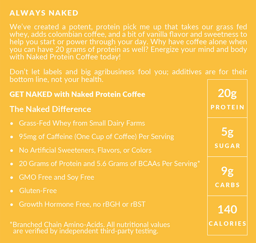 Vanilla Latte Protein Iced Coffee - Vanilla Latte with a Convenient Coffee Protein Blend
