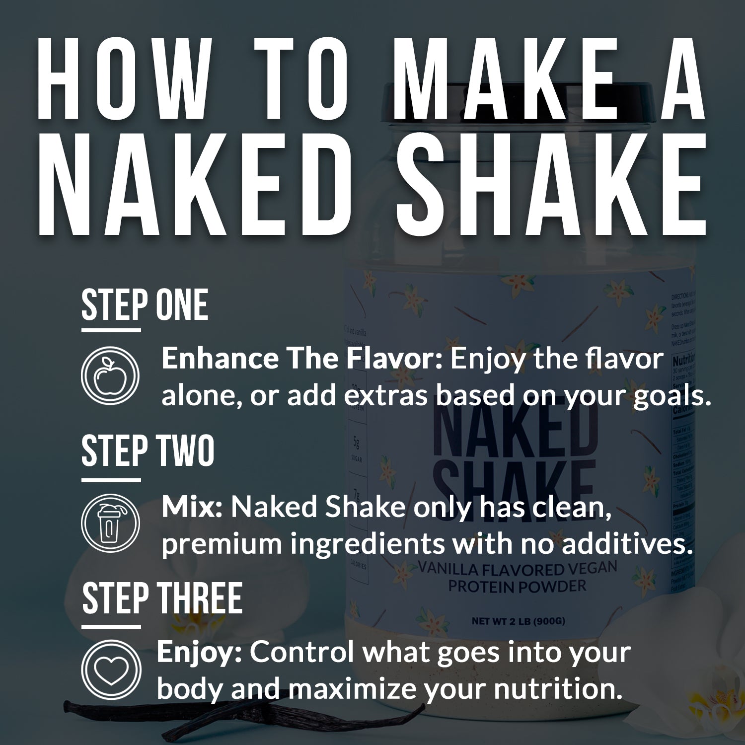 Vanilla Protein Shake - Vanilla with a Convenient Shake - Friendly Formula