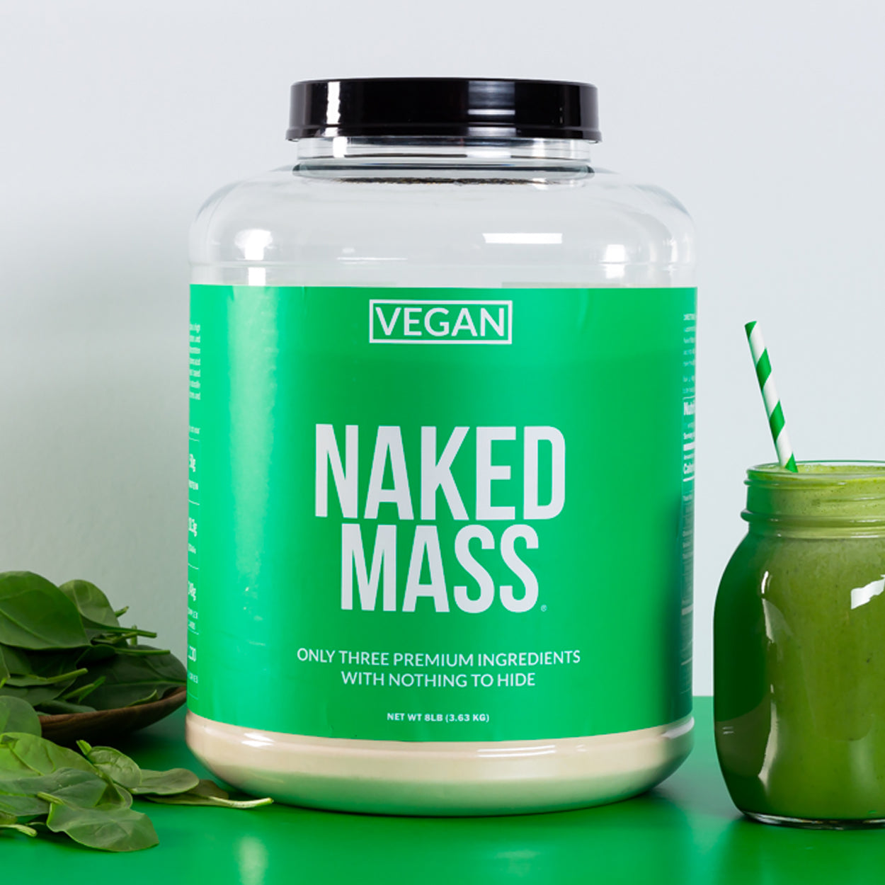 Chocolate Peanut Butter Vegan Mass Gainer Supplement - Chocolate PB (Vegan) with an Easy - Mix High - Calorie Formula