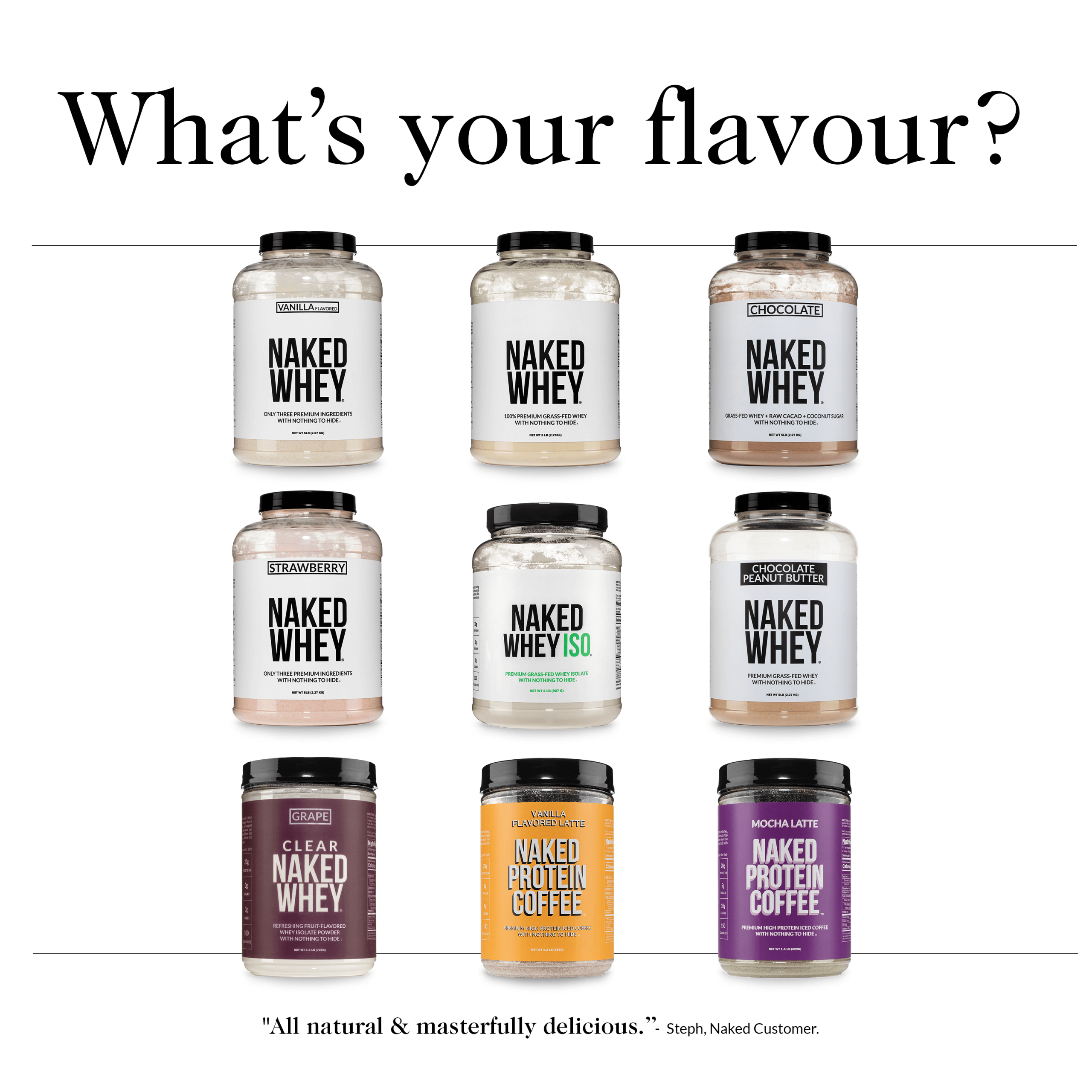 Grass Fed Whey Protein Powder - Unflavored - Compact Size for Easy Mixing at Home or On the Go