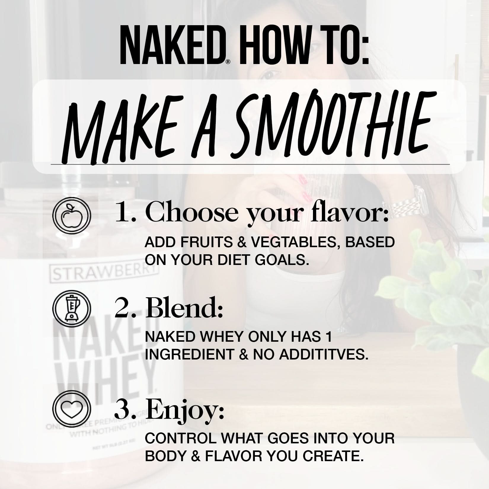 Vanilla Whey Protein Powder - Vanilla - Standard Size for Easy Mixing at Home or On the Go